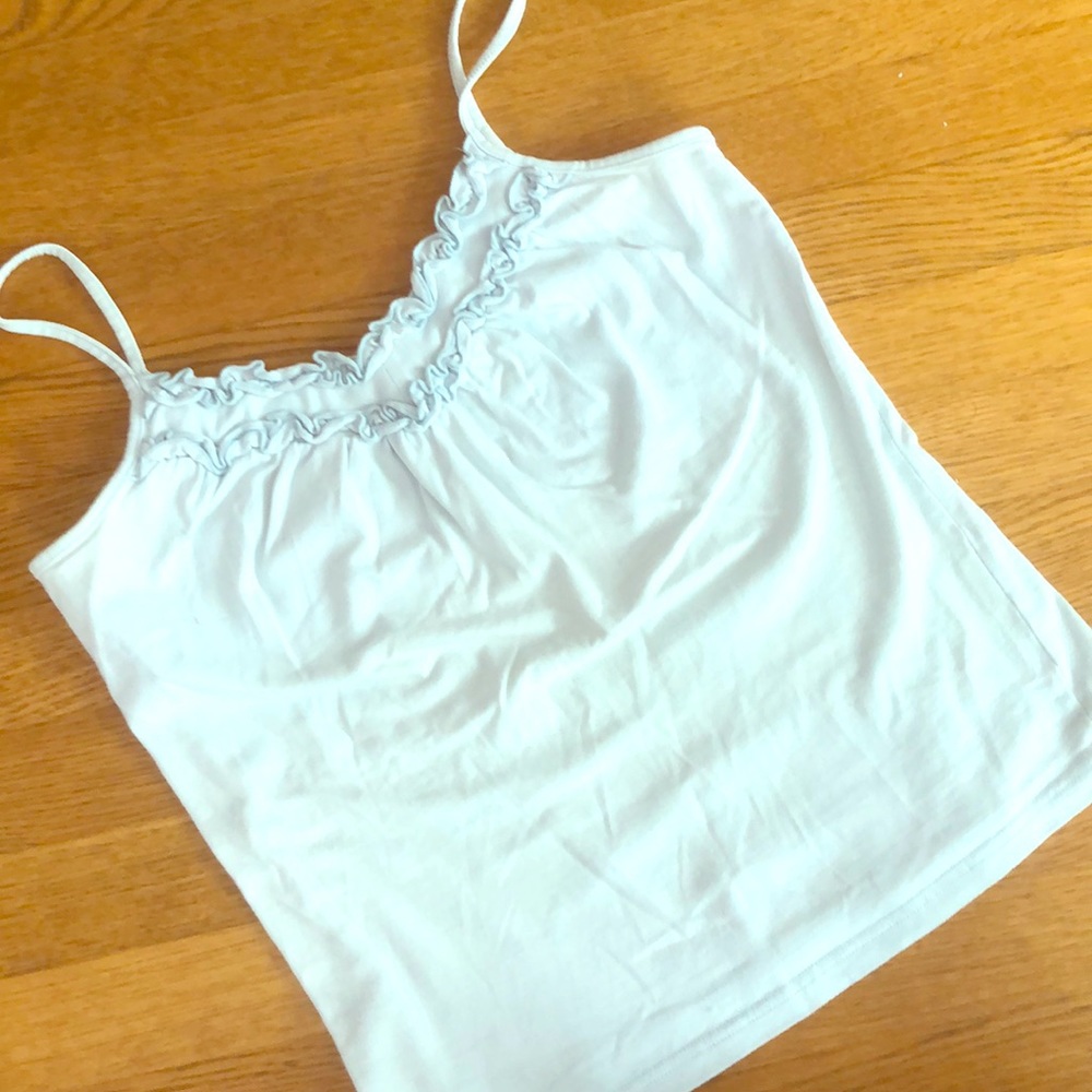 Doo-dah light blue tank top